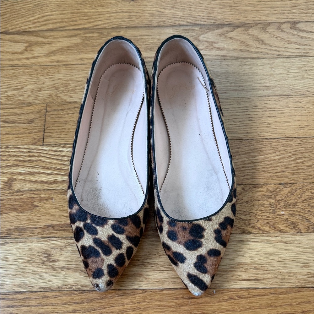 J. Crew Leopard Print Flats